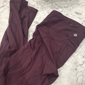 lululemon athletica Women's Burgundy Pants